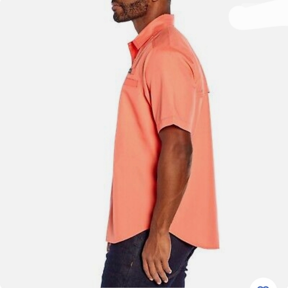 Eddie Bauer moisture wicking UPF 40 button-down shirt men's large - Picture 3 of 6